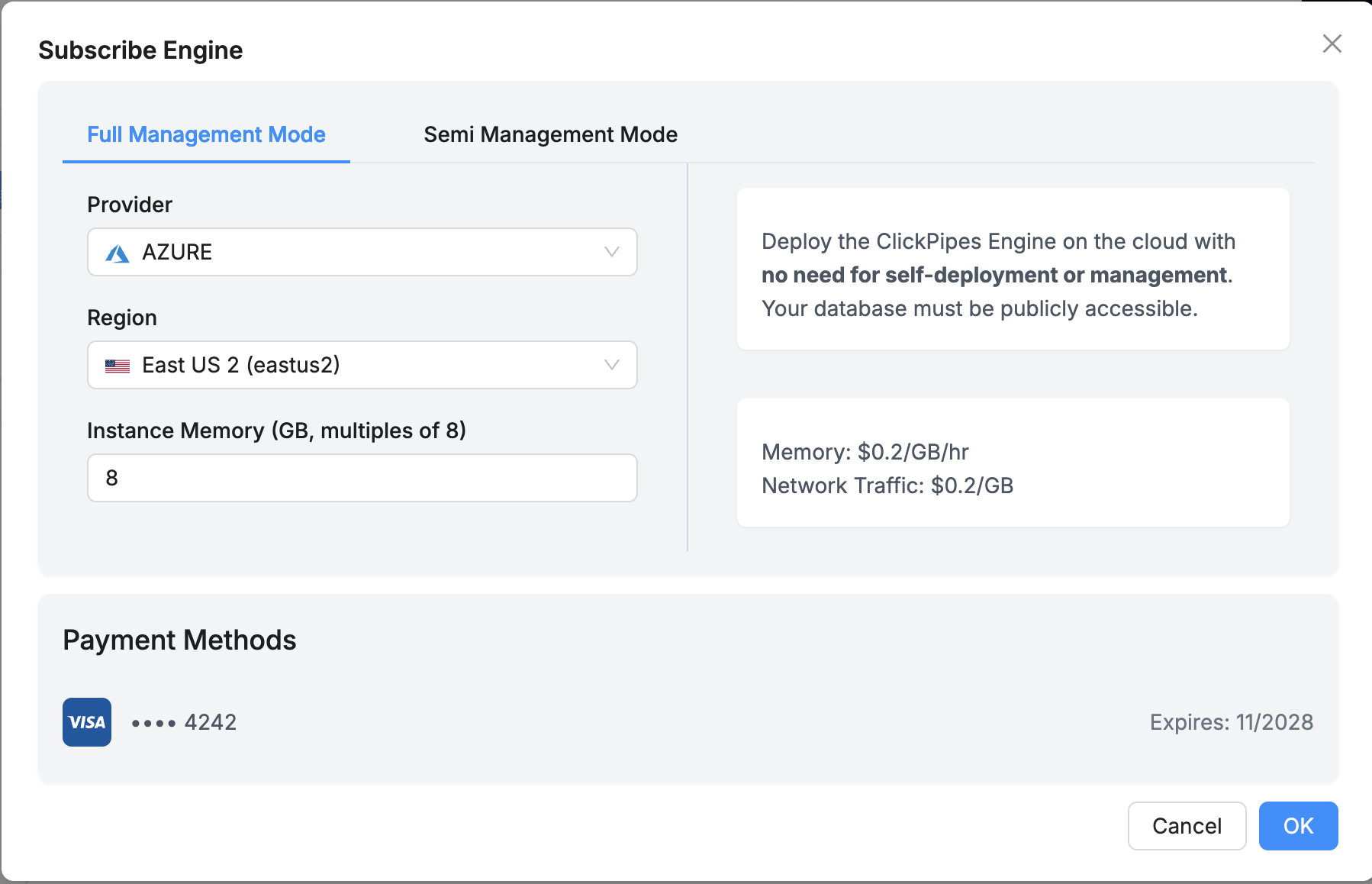 Fully-managed deployment architecture